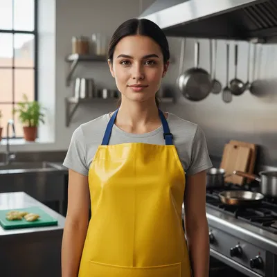 Delantal De Cocina Ecocuero Liso