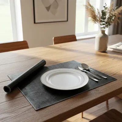 Individual Ecocuero Liso X 6 Unidades