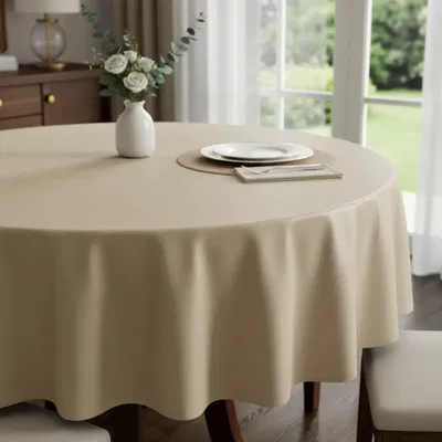 Mantel Ecocuero LisoRedondo 1.40