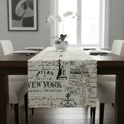 Camino de mesa Ecocuero Estampado 1.40x40cm