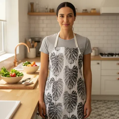 Delantal De Cocina Ecocuero Estampado