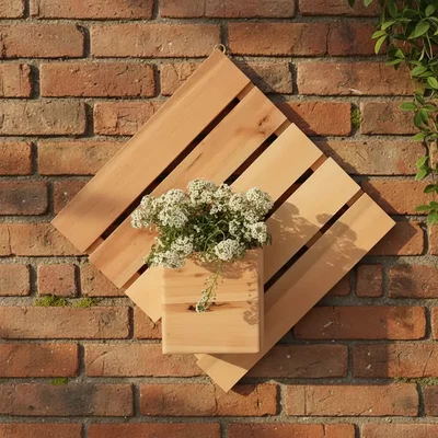 Macetero De Pared Con Base - 35cm x 45cm