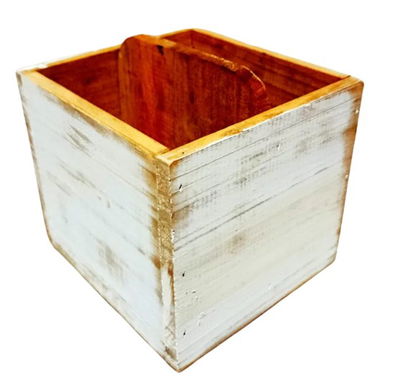 Cubiertero Madera 2 Divisiones 14x16x15