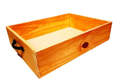 Cajon Madera Con Manija 40x30 