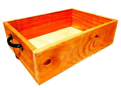 Cajon Madera Con Manija  20x30