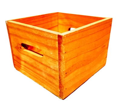Cajon Madera Con Agarre 20x20x15