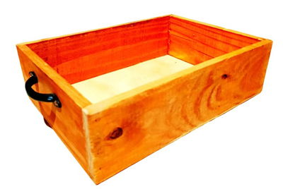 Cajon Madera Con Manija 35x25 