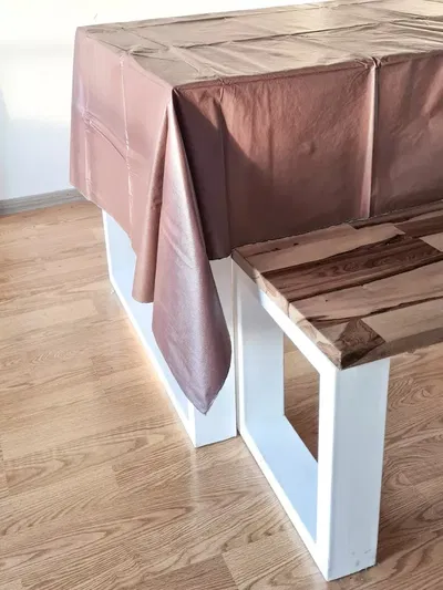 Mantel Ecocuero Liso Redondo 1.40