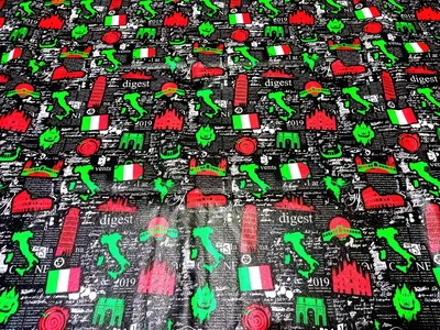 Mantel Ecocuero Estampado Redondo 1.40