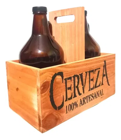 Porta Botella Cerveza Growler