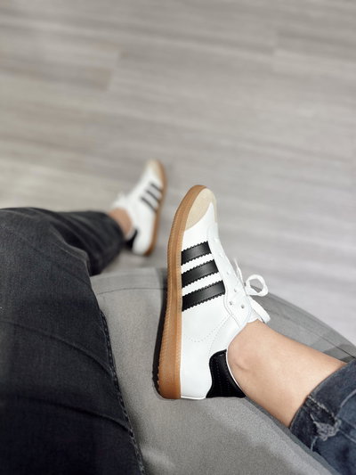 Samba Blanco con Beige