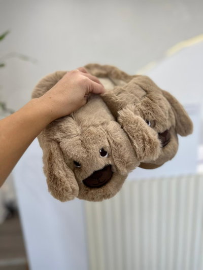 Pantufla Dog Nariz bordada