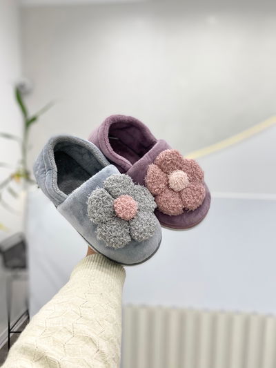 Pantufla Flor