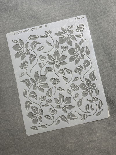 Stencil MyC - 20x25 - F 6-14 - Flores 