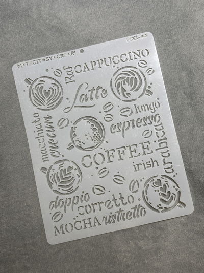 Stencil MyC - 20x25 - MX 1-08 - Cafeteria