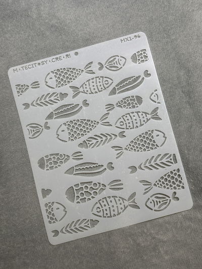 Stencil MyC - 20x25 - MX1.96 - Marino Peces