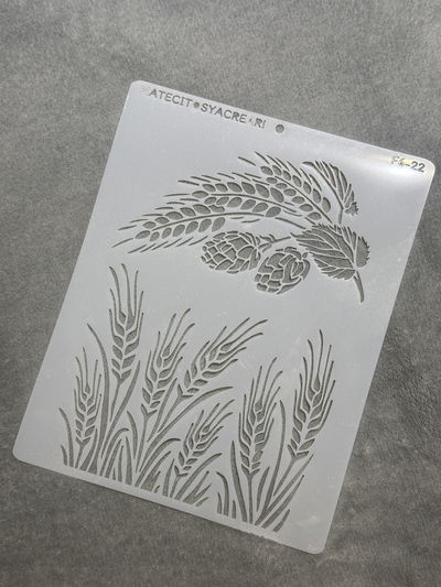 Stencil MyC - 20x25 - F 6-22 - Trigo