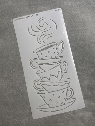 Stencil MyC - 15x30 - D4.24 - Tazas 