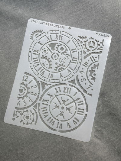 Stencil MyC - 20x25 - MX 1-115 - Relojes