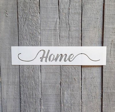 Stencil PI - AA19 5x25cm - Home Cursiva