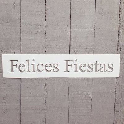 Stencil PI - SNA8 5x25cm - Felices Fiestas