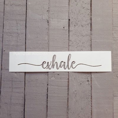 Stencil PI - AA15 5x25cm - Exhale