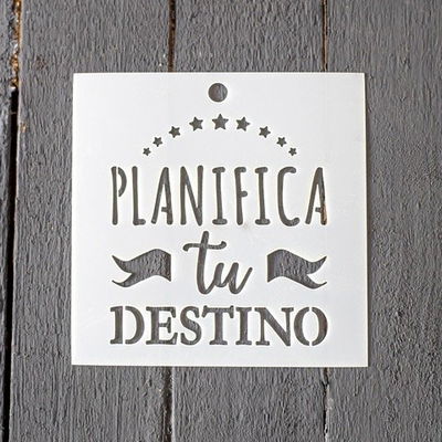 Stencil PI - BA8 10x10cm - Planifica tu Destino
