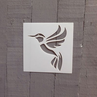 Stencil PI - BC40 10x10cm - Colibri