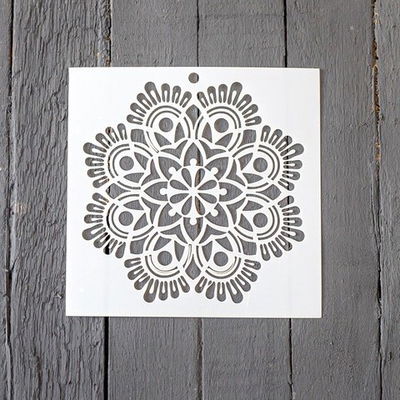 Stencil PI - DB4 15x15cm - Mandalas