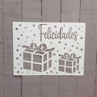 Stencil PI - SNA20 15x20cm - Felicidades Regalos