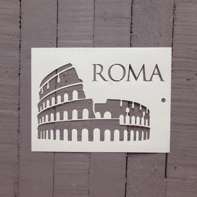 Stencil PI - EB27 15x20cm - Roma