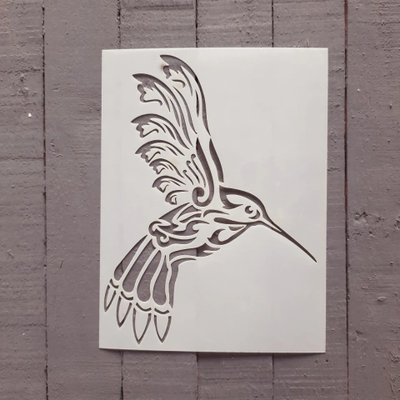 Stencil PI - EB33 15x20cm - Colibri