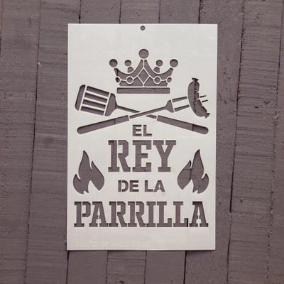 Stencil PI - FC28 20x30cm - El Rey de la Parrilla