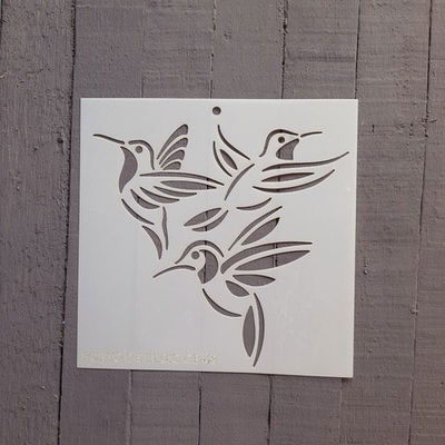 Stencil PI - OB43 20x20cm - Colibri