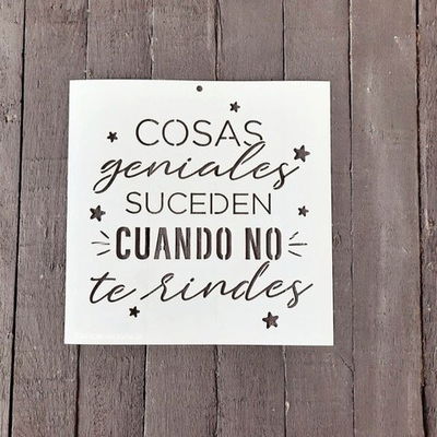 Stencil PI - OA10 20x20cm - Cosas geniales...