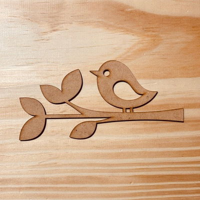 Pajarito en rama #1 15cm