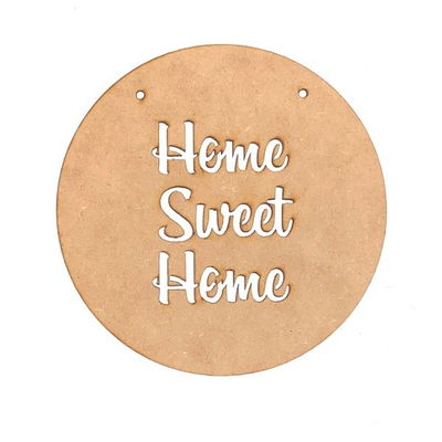 Cartel - "Home Sweet Home" - 20cm