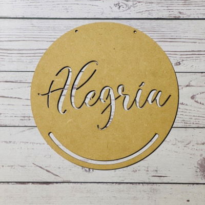 Cartel BCL - "Alegria" - 20cm