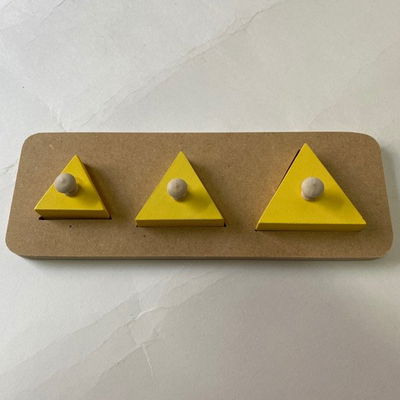Encastre 3 piezas Triangulo Pintado - Demora 7 a 10 dias