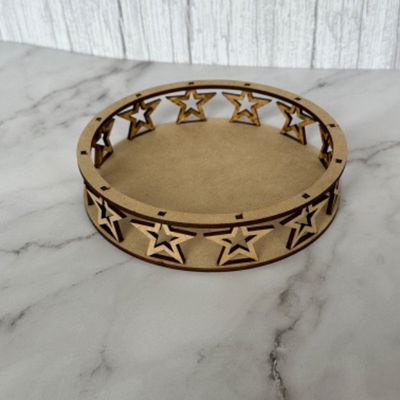 Bandeja Circular Estrellas - 17cm