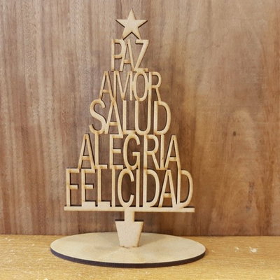 Arbol Palabras #1 de 20cm de alto