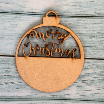 Bola #1 - Merry Christmas - Diametro 10cm