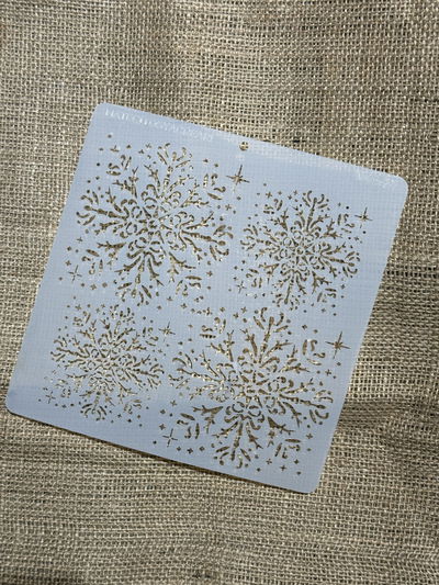 Stencil MyC - 20x20 - NV4.37 - Copos Navideños 
