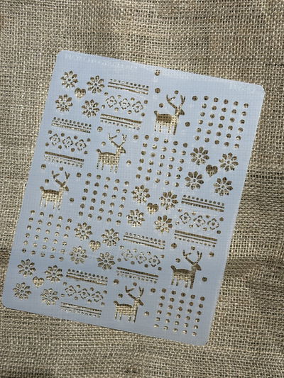 Stencil MyC - 20x25- NV5.27 - Fondo Trama 