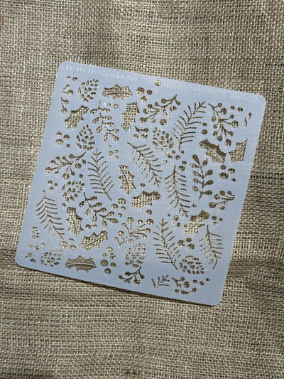Stencil MyC - 20x20 - NV4.39 - Fondo Navideño