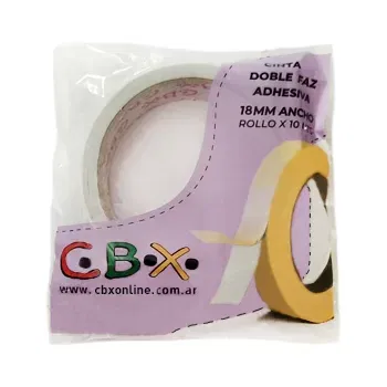 Cinta Doble Faz 18mm x10mts 
