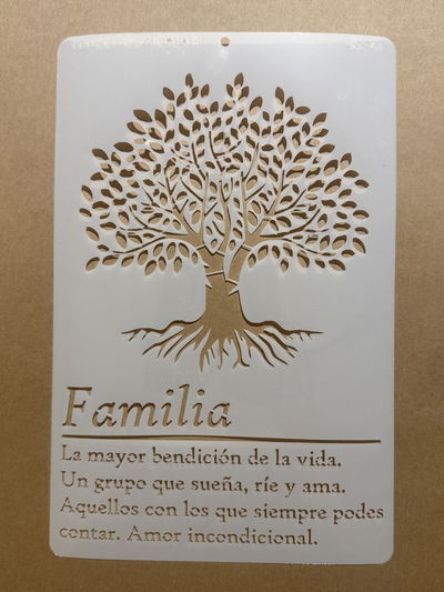 Stencil MyC - 20x30 - D3.73 - Familia 