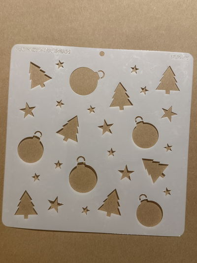 Stencil MyC - 20x20 - NV3.07 - Fondo navideño