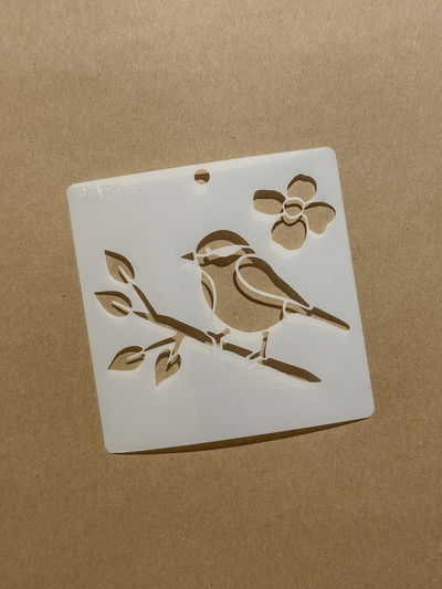 Stencil MyC - 10x10 - MN1.71 - Pajarito en rama