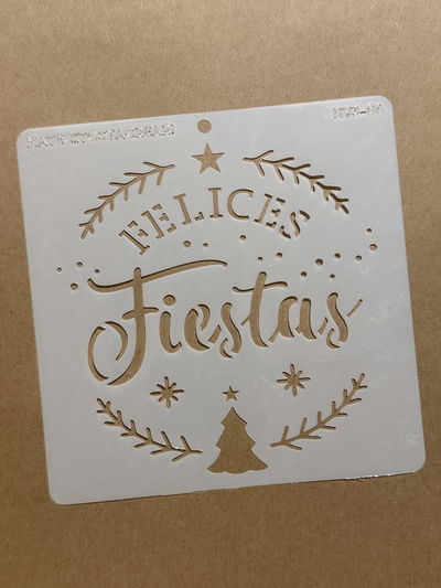 Stencil MyC - 15x15 - NV3.06 - Felices Fiestas